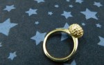 gold plate cluster ring 6 half main